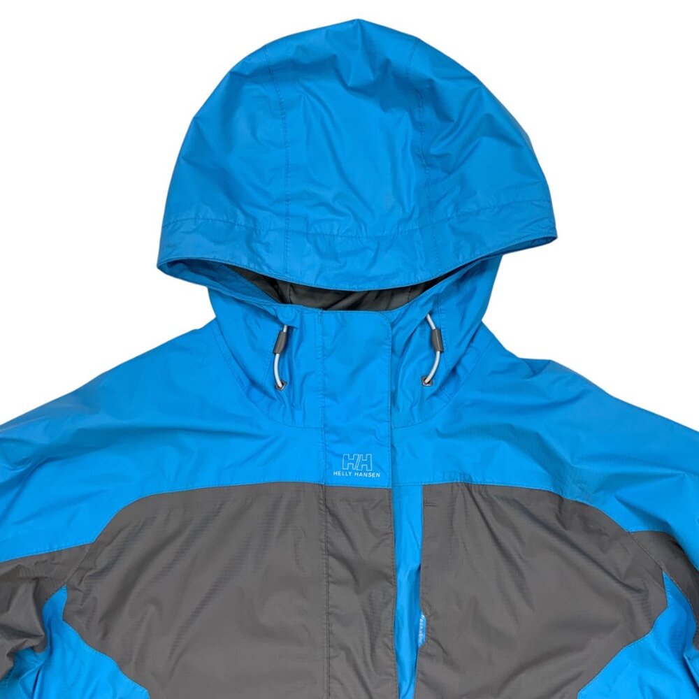 Helly Hansen Packable Windbreaker Jacket M Blue G… - image 8